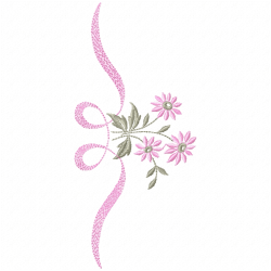 Flowers And Tree Embroidery Design 9